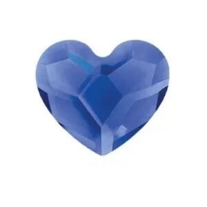 Elegant Blue Heart Necklace